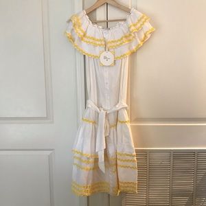 Lisa Marie Fernandez xTarget Ric Rac Dress XXS NWT